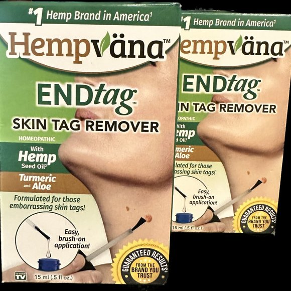 Hempvana EndTag Skin Tag Remover, Enriched with Hemp Seed Oil, Mess-Free, X2 - Picture 1 of 2